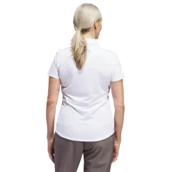 W Solid Performance Short Sleeve Polo Shirt Valkoinen