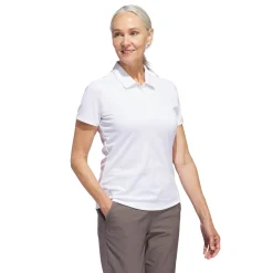 W Solid Performance Short Sleeve Polo Shirt Valkoinen