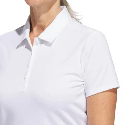 W Solid Performance Short Sleeve Polo Shirt Valkoinen