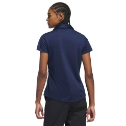 W Solid Performance Short Sleeve Polo Shirt Sininen