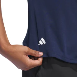 W Solid Performance Short Sleeve Polo Shirt Sininen