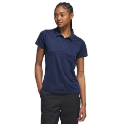 W Solid Performance Short Sleeve Polo Shirt Sininen