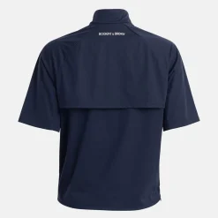 W Windbreaker SS 1/4 Zip Sininen