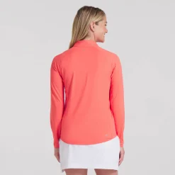W You-V Solid 1/4 Zip