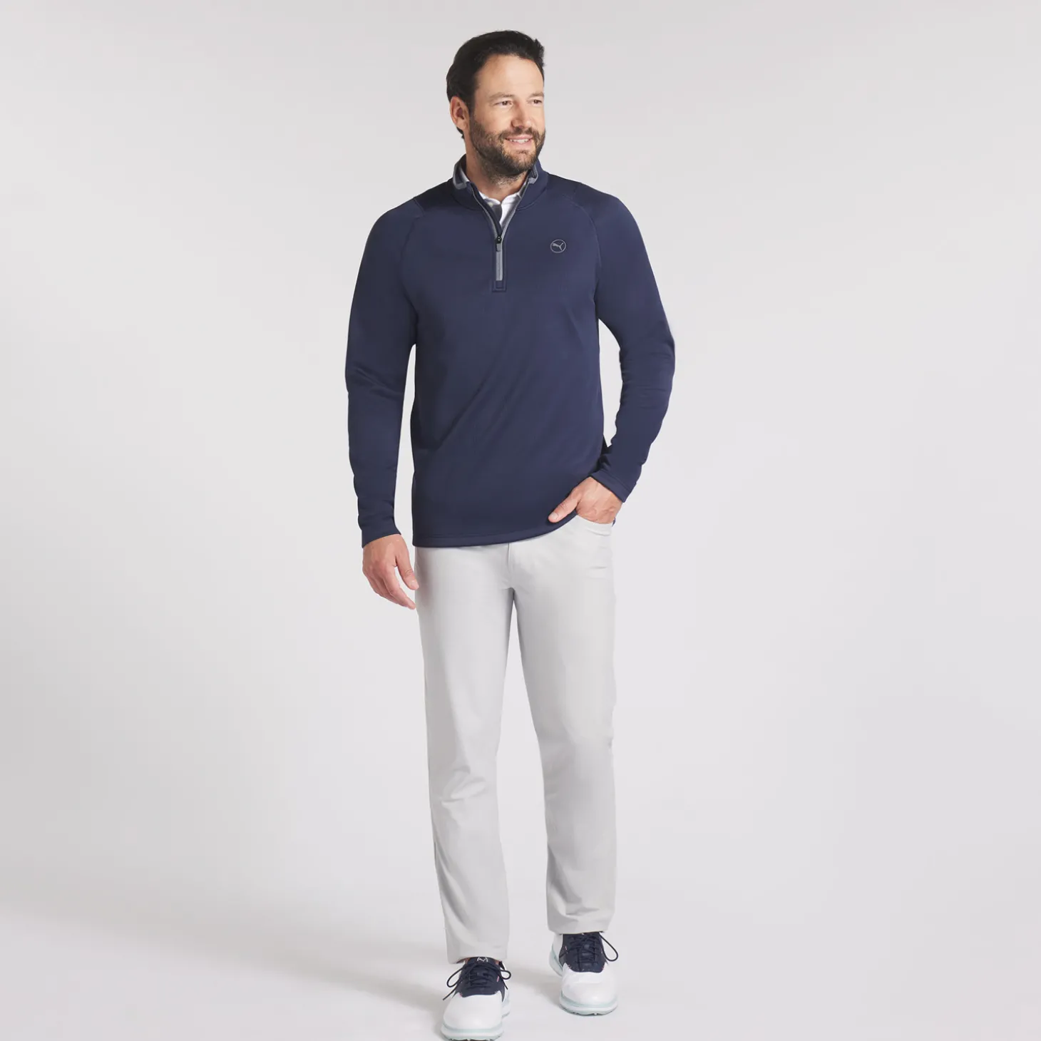 Waffle Fleece 1/4 Zip