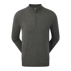 Wool Blend 1/2 Zip Harmaa