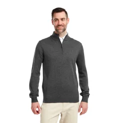 Wool Blend 1/2 Zip Harmaa