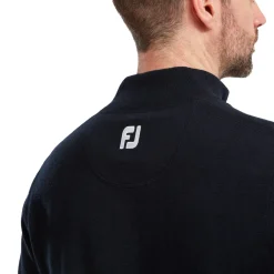 Wool Blend 1/2 Zip Sininen