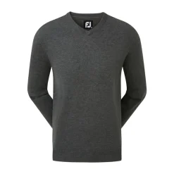 Wool Blend V-Neck Harmaa