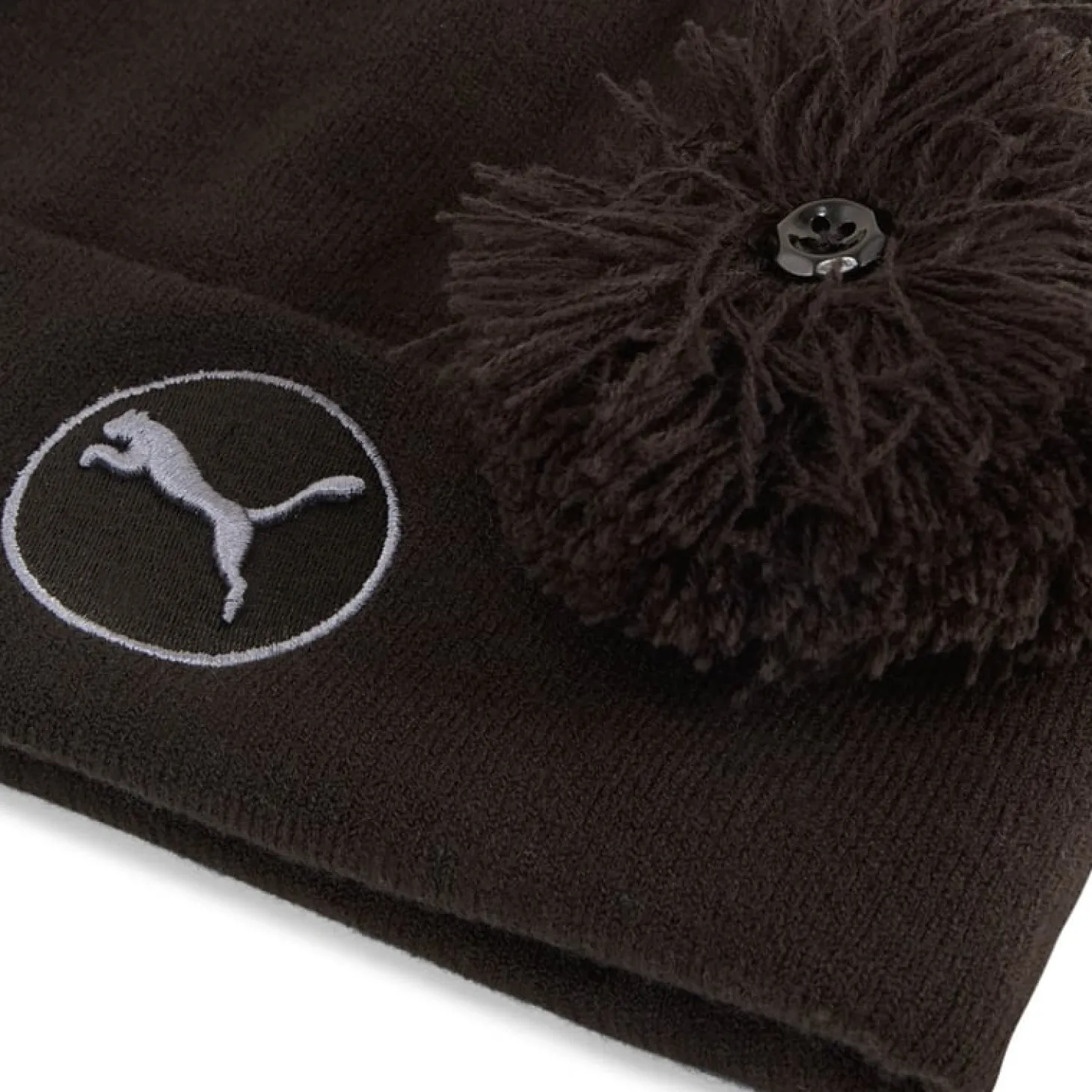 Wrmlbl Removable Pom Beanie Musta