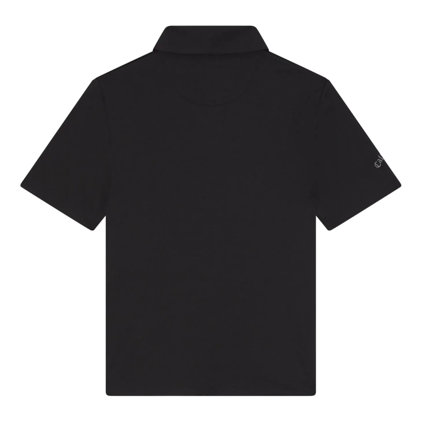 Youth Unisex Solid Polo Musta