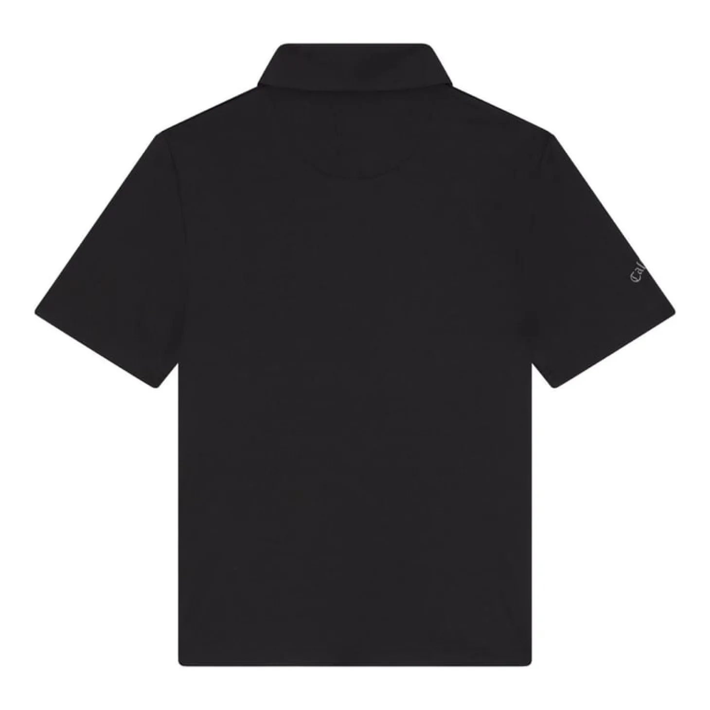 Youth Unisex Solid Polo Musta