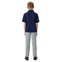 Youth Unisex Solid Polo Sininen
