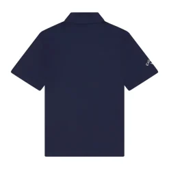 Youth Unisex Solid Polo Sininen