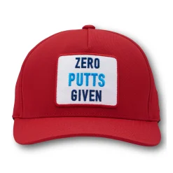 Zero Putts Given Snapback Punainen