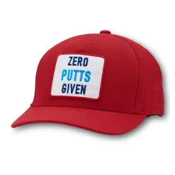 Zero Putts Given Snapback Punainen