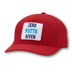 Zero Putts Given Snapback Punainen